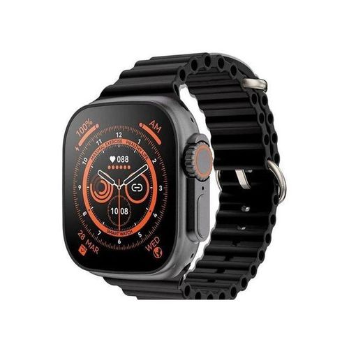 Montre connectée Ultra Plus Bluetooth appel NFC Android IOS - noir