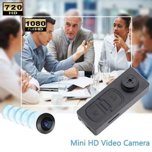 Mini Bouton De T-shirt Camera Cachée Vidéo HD Sans Fil,Caméra Chemise Invisible