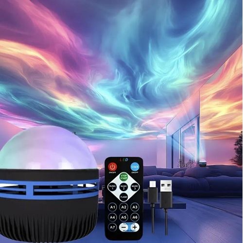 Lampe de chambre, projecteur led réglable, avec télécommande, chambre romantique, veilleuse avec télécommande
