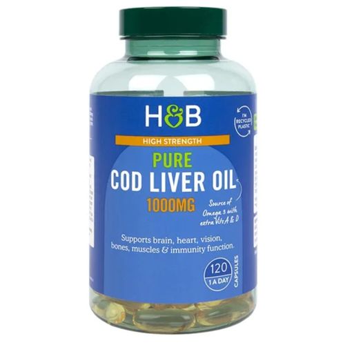 Huile de foie de morue 120 capsules souples 1000mg