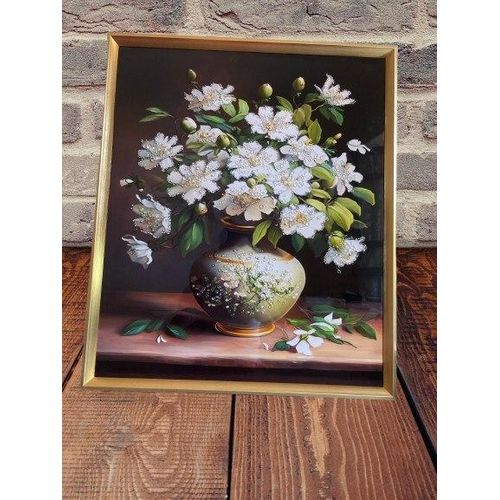 Tableau artistique décoratif pour salon et commerce - 32x52 cm