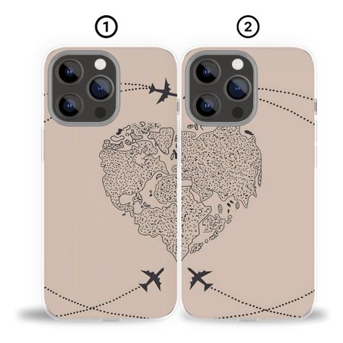 Pack Distance - Coque DUO - Compatible avec 14 Pro