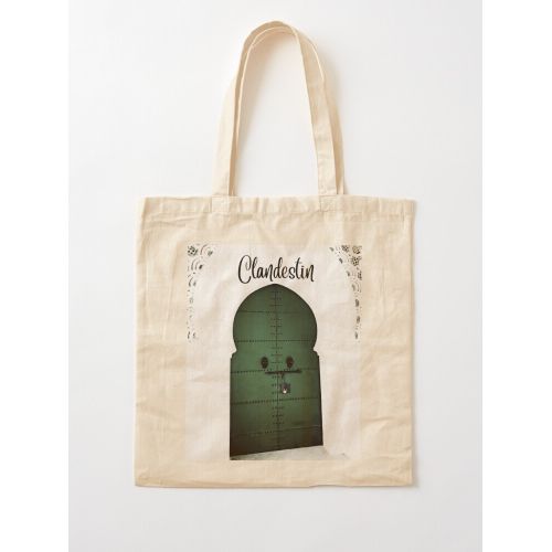 باب أخضر جميل في حقيبة المغرب الكلاسيكية