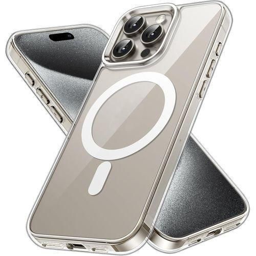 Pochette Souple Liquid transparente pour iPhone 15 Pro MagSafe magnétique
