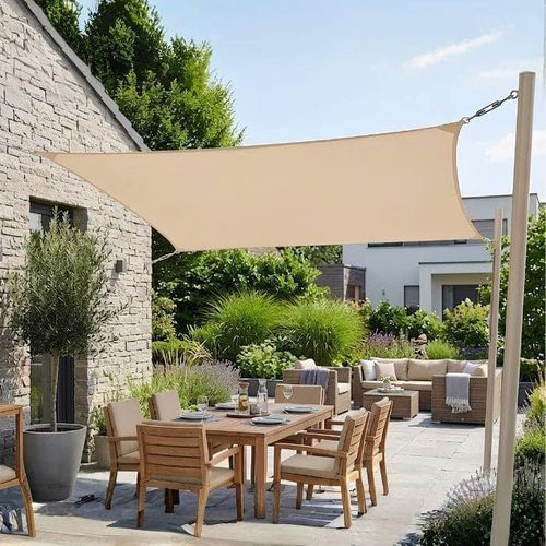 VOILE D'OMBRAGE 170G 3.6X3.6M BEIGE VES-6275