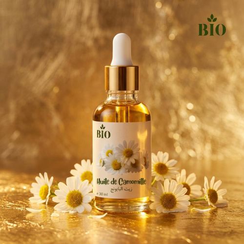 Huile de camomille 30 ml cosmétique naturel douceur et hydratation