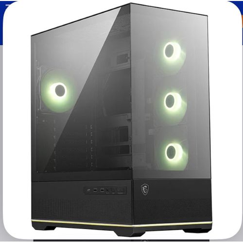 Boîtier PC Gamer MAG PANO 110R PZ Noir – Design Panoramique & Airflow Optimisé