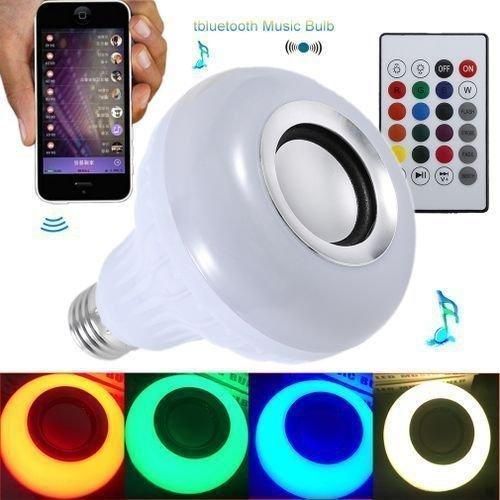 LED LAMP MUSIC Ampoule Avec Haut-Parleur Bluetooth E27/B22