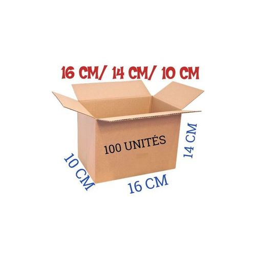 100 pièce Carton d'emballage jumia taille 16/14/10 cm