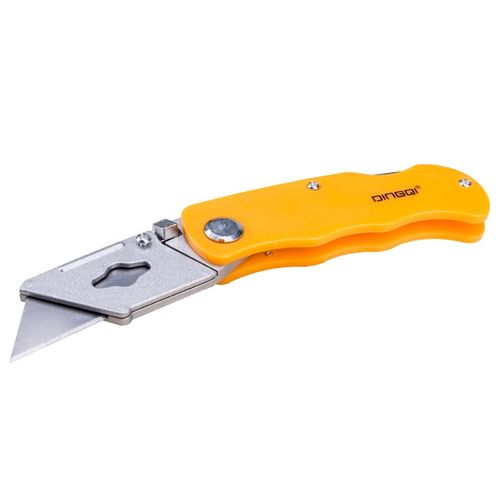 Couteau pliant professionnel en acier 19MM, Tranchoire + 6 lames supplémentaires