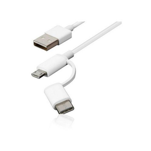 Mi 2-in-1 usb cable (micro usb to type c) 2A