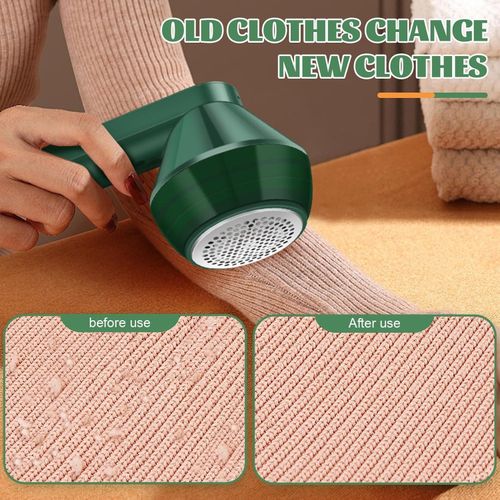 Rasoir électrique portable anti-peluches pour pulls et laine rechargeable