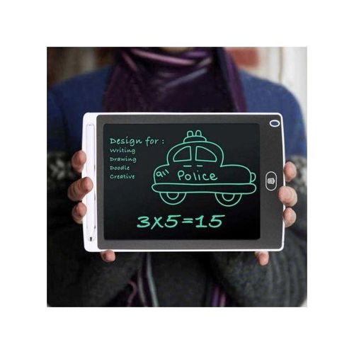 Tablette Dessin Graphique LCD Tactile Blanche, Tableau à dessiner écriture