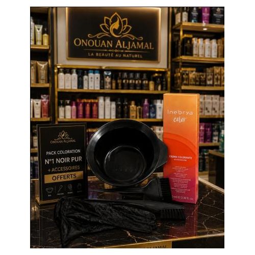 Pack Professionnel Inebry Color N°7 Blond Pur – Coloration 100 ml + Accessoires Coiffure Offerts