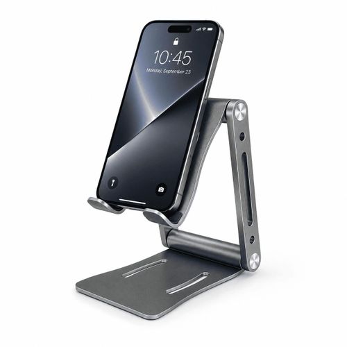 Support de Téléphone & Tablette – Support de Bureau Réglable Multi-Angles – Compatible iPhone, Samsung, Xiaomi, Huawei, iPad – Antidérapant