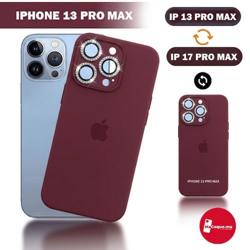 Coque iPhone 13 Pro Max en Silicone Rose – Housse de Protection Souple, Fine et Antichoc, Étui Arrière avec Protection Caméra, Coque Silicone Compatible iPhone 16 Pro Max, Design Élégant, Doux au Toucher, Résistante aux Chocs, Rayures et Poussière