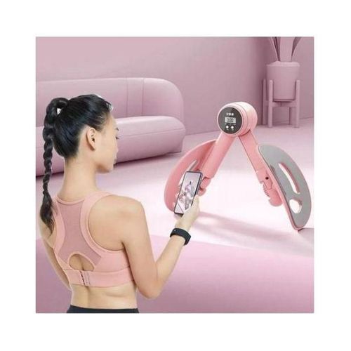 Appareil d'exercices de Kegel, Maître des Cuisses Réglable avec Compteur, Entraîneur Musculaire 360°, Équipement de Fitness pour Yoga, Renforcement du Bassin et des Jambes.