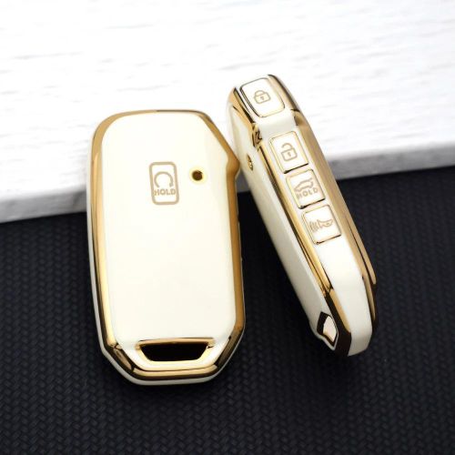 Coque de Clé de Voiture en TPU Premium - 5 Boutons - Pour Kia Sportage Sorento Seltos K5 et Niro - Protection Antichoc Luxe