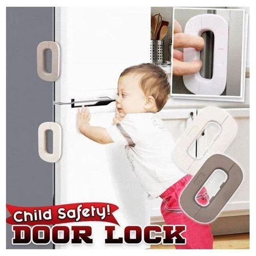 Verrou de Sécurité Multi usage pour Enfants, Pour Placards, Tiroirs, Frigo et Micro ondes