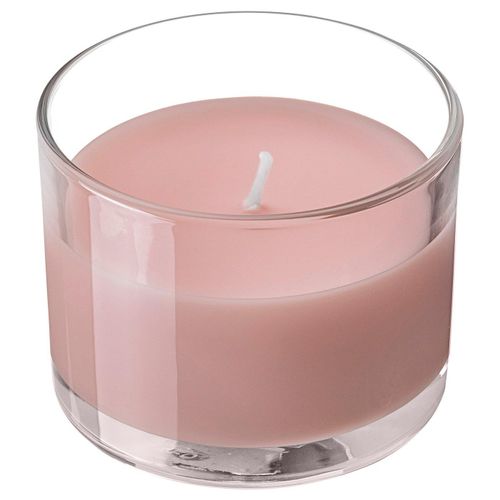 Bougie parfumée décorative en verre pour une atmosphère relaxante