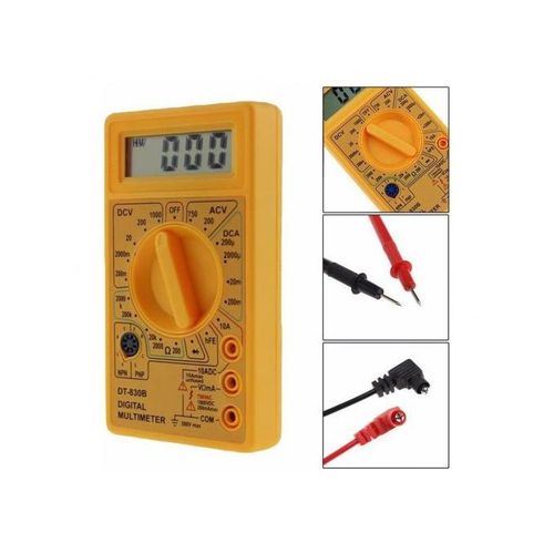 Testeur Multimètre Numérique DT-830B Automatique Gamme Numérique