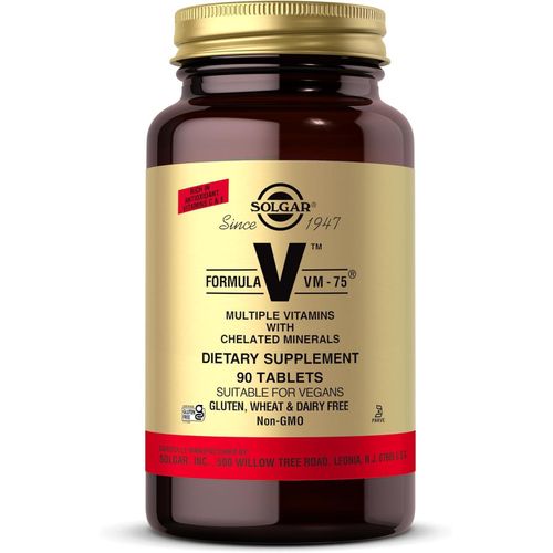 Formule V, VM-75, Vitamines multiples et minéraux chélatés, 90 comprimés