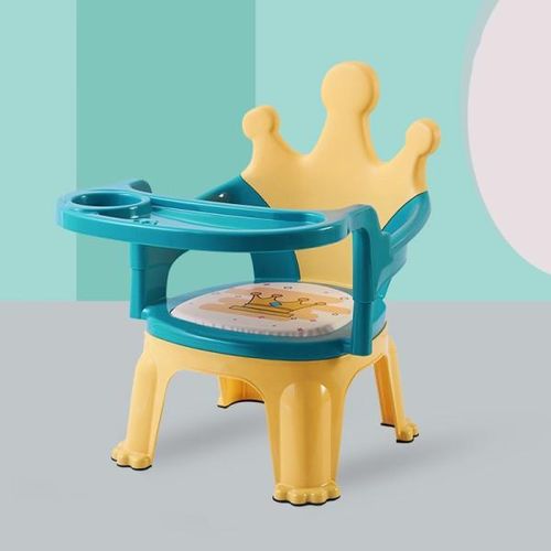 Chaise Enfant Couronne avec Plateau Amovible