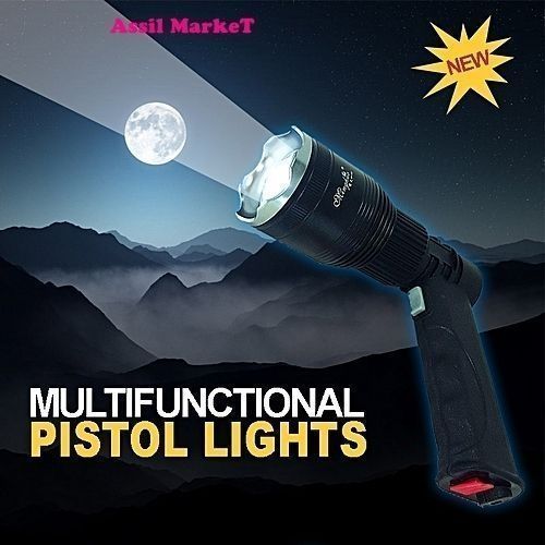 Multifunction Pestol Lights Un pistolet à lampe puissant avec une lumière qui peut aller jusqu'à 2 km