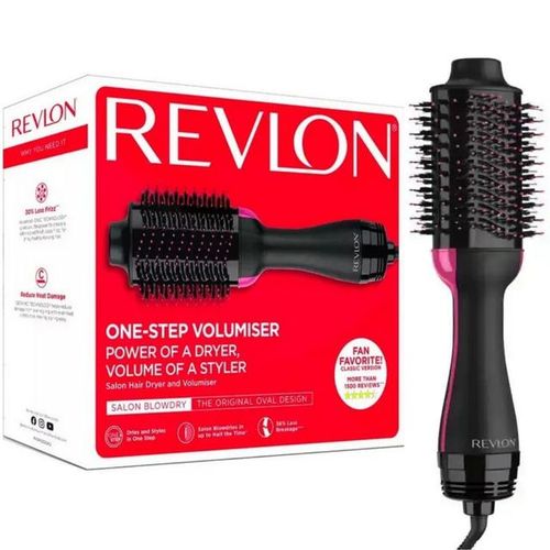 One-Step Volumiser Brosse Sèche-Cheveux Coiffante Professionnelle 2-en-1 pour Séchage et Volume, Technologie Ionique et Céramique, 3 Températures et 2 Vitesses