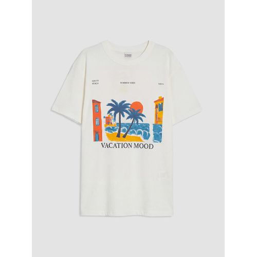 Crew Neck Printed Boy's T-Shirt