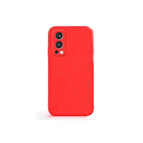 Pochette pour One+ Nord 2 5G silicone haut Qualité Rouge