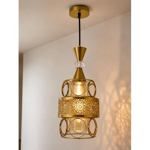 Lampe Suspendue Globe Doré Moderne