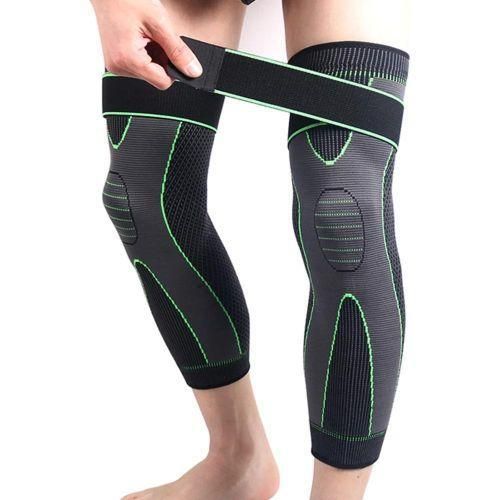 2 bande compression genou jambe mollet soutien mèdical elastique
