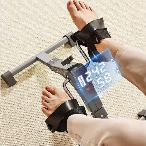Mini Vélo d'Appartement Pliable avec Écran LCD pour Fitness à Domicile et au Bureau Résistance Réglable