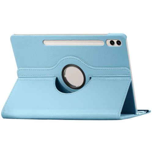 Coque Pour Samsung Galaxy Tab S9 Plus SM-X810, SM-X816B rotatif à 360 degrés Blue Cial