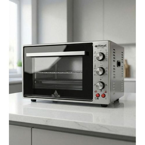 Itimat Four Électrique 50L Double Glass Inox 1637W – Grande Capacité Familiale