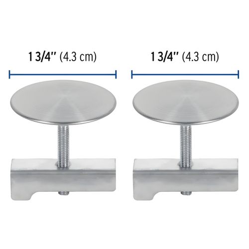 Bouchon d'évier - Acier Inoxydable Satiné - Protection et Étanchéité - 4.3 cm