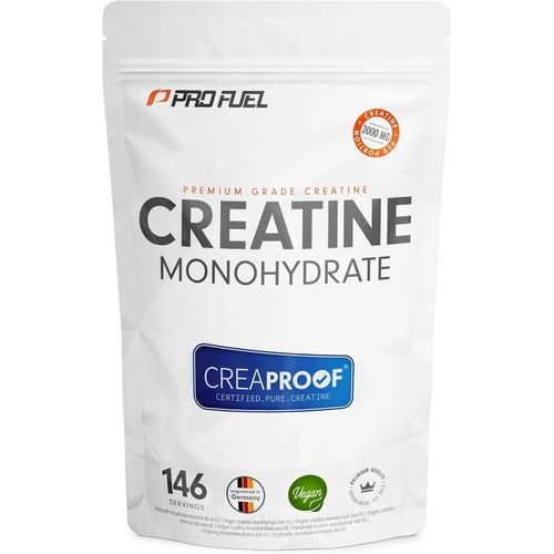 Creaproof Créatine Monohydrate 500 g - Pureté Premium, Vegan, Fabrication Allemande