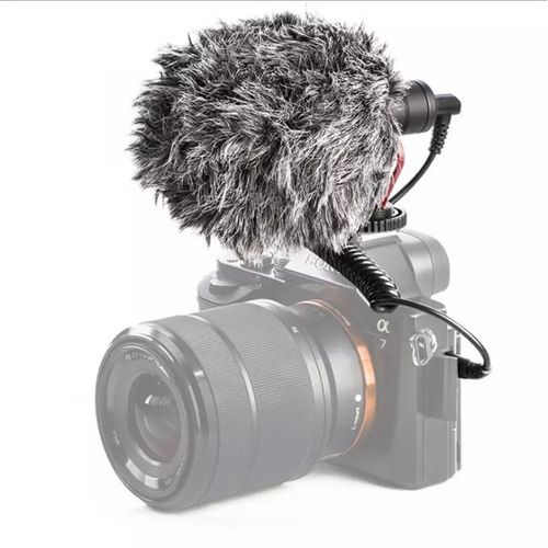 Microphone vidéo fusil de chasse, mini micro d'enregistrement compact universel