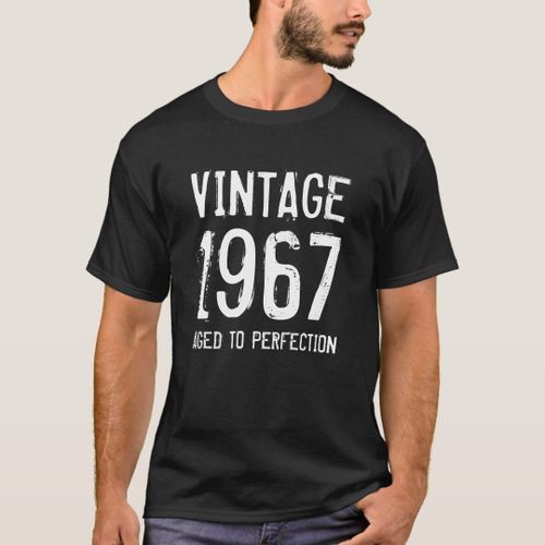 T-shirt Âgé à la perfection 1967 chemise masculine 50e