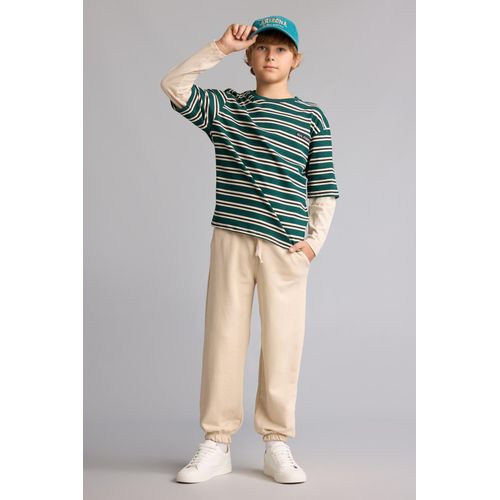 Ensemble Top à manches longues et Pantalon à chevilles élastiquées pour garçon