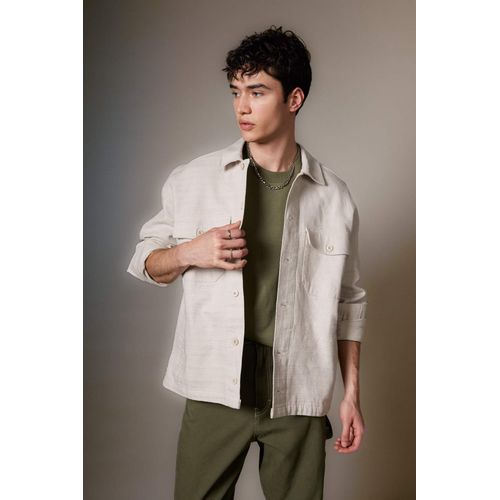 Chemise Coton Coupe Relaxant Manches Longues