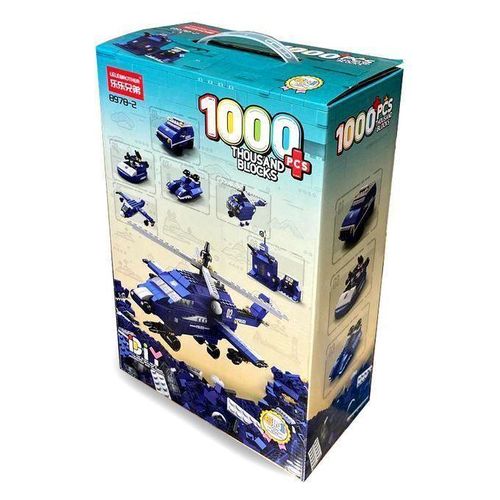 Lele Brother Blocs de construction 1000Pcs modle police