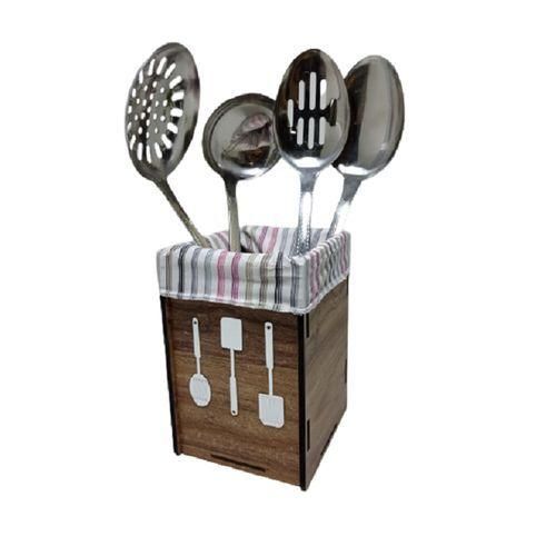 Support Pratique en Bois pour Organiser Enveloppes, Cuillères