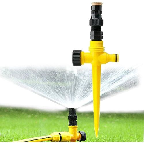 Arroseurs Automatiques Jardin 360° – Sprinkler Rotatif Réglable – Système d’Irrigation Pelouse & Gazon