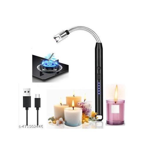 Le nouveau briquet plasma à impulsion électronique sans flamme coupe-vent rechargeable par USB est utilisé pour la cuisinière à gaz de cuisine