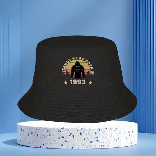 1pc, Chapeau de Pêcheur Facile, Les Légendes Ont Été Créées en 1993 - Style Vintage Sunset Hoodie, Convient aux Hommes et aux Femmes, Confortable pour un Usage Quotidien Casquette en Matière Douce