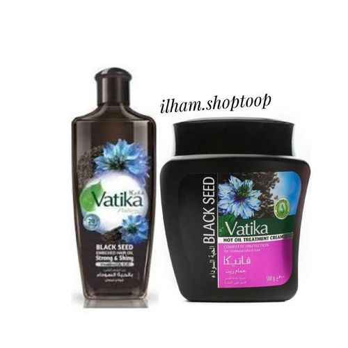 Masque-Soin capillaire (500g) + Huile capillaire (200ml) à l'huile de nigelle