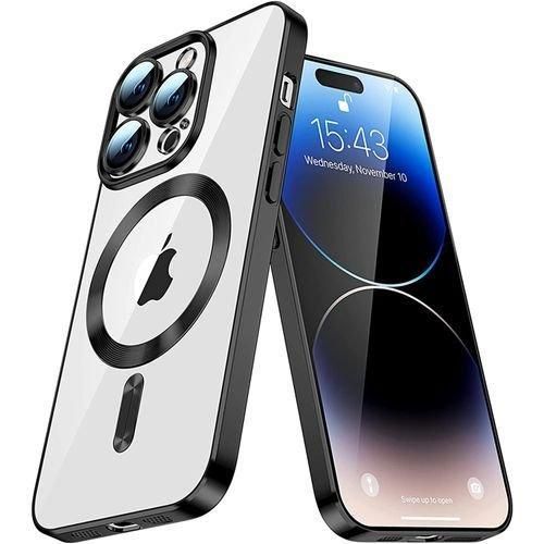 Case Pochette Souple Liquid en Magnétique pour iPhone 12 Pro Max avec MagSafe Noir