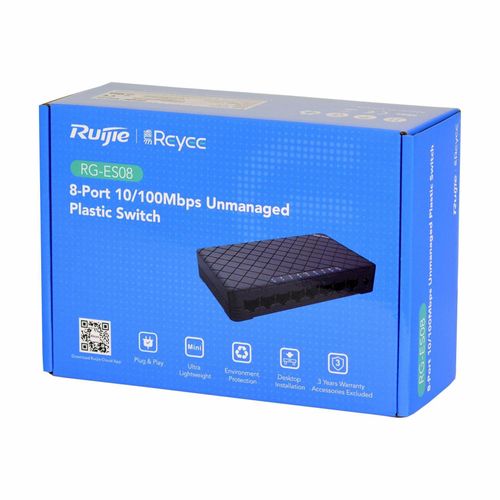 SWITCH 8P 10/100 MBPS DESKTOP RG-ES08